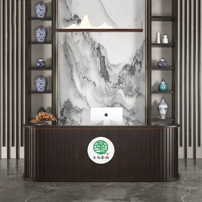 Banco Modern Reception Desk Lectern Supermarket Office Reception Desk Restaurant Information Counter Escritorio Bar Furniture