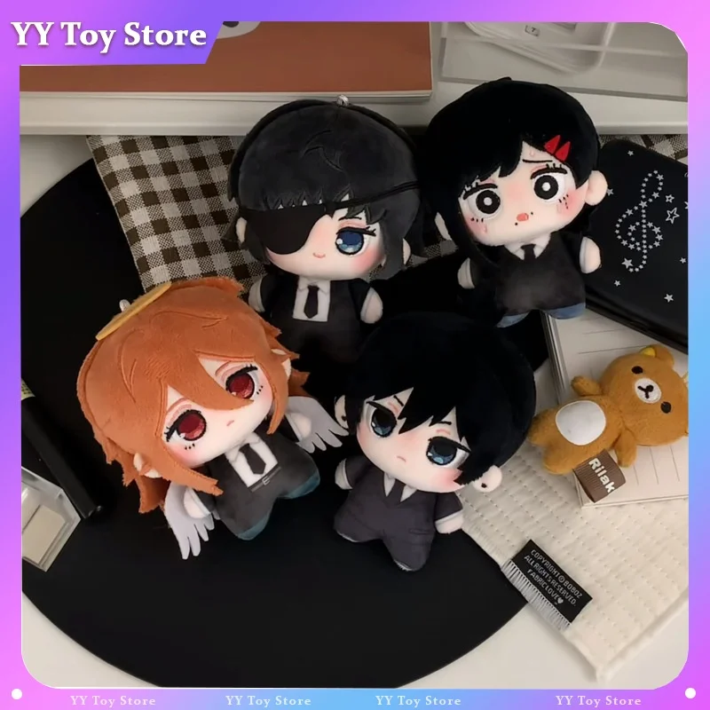 Chainsaw Man Plush Himeno Aki Hayakawa Kobeni Angel Devil Soft Stuffed Dolls Kawaii Ornament Collection Birthday Gift For Fans