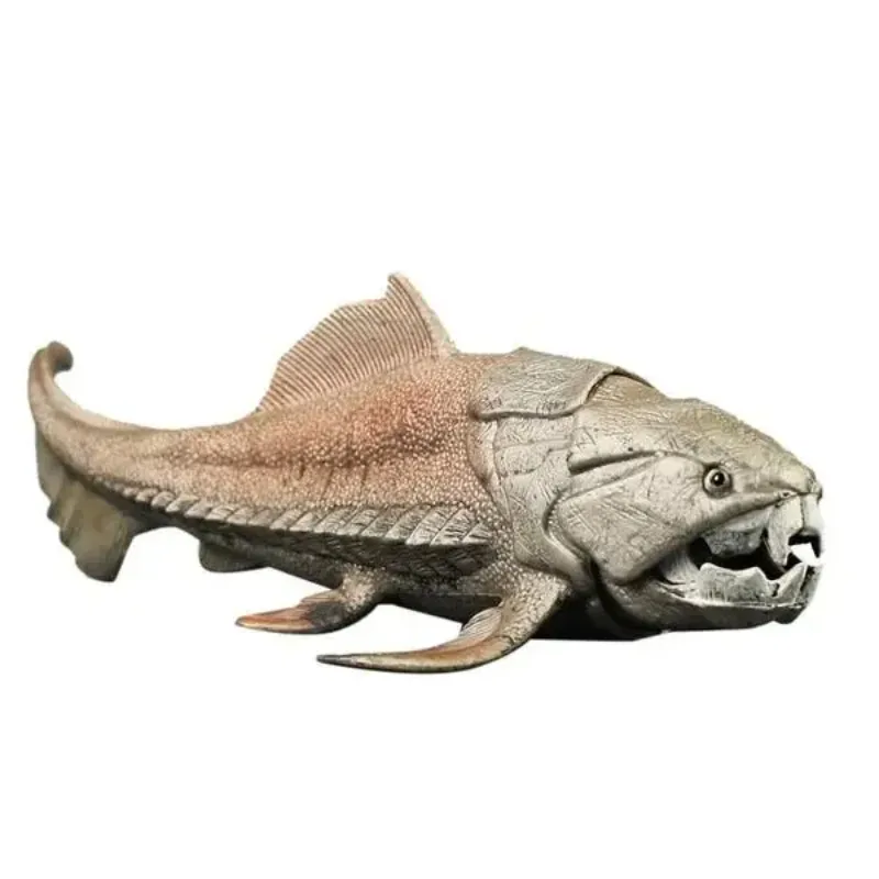 الديناصورات لعبة مجسمة Dunkleosteus ديناصور الأسماك الديكور عمل نموذج لجسم لعب للأطفال جمع #2