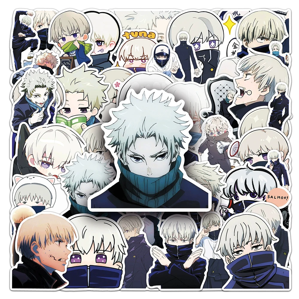 10/30/50pcs Anime Inumaki Toge Jujutsu Kaisen Stickers Cool Cartoon Decals Kid Toy DIY Scrapbook Laptop Phone Waterproof Sticker