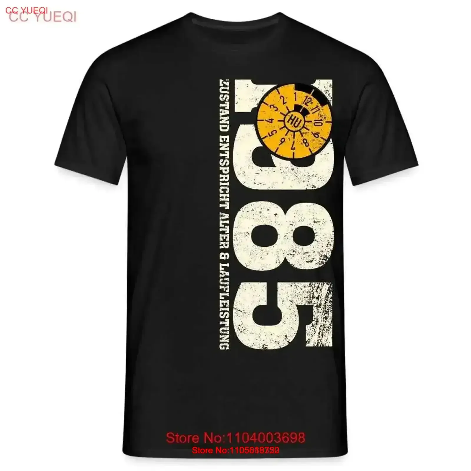 40th Birthday 1985 Condition corresponds to age and mileage TÜV Funny Mechanic T Shirt vintage Washed Breathable Casual