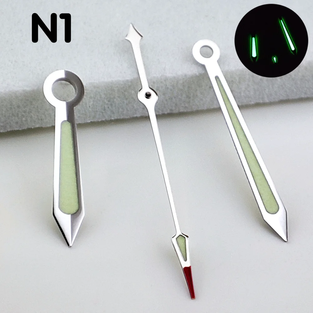 NH35 Hands C3 luminous Hands small fish head Hands for NH35/NH36 movement replacement parts high quality Hands