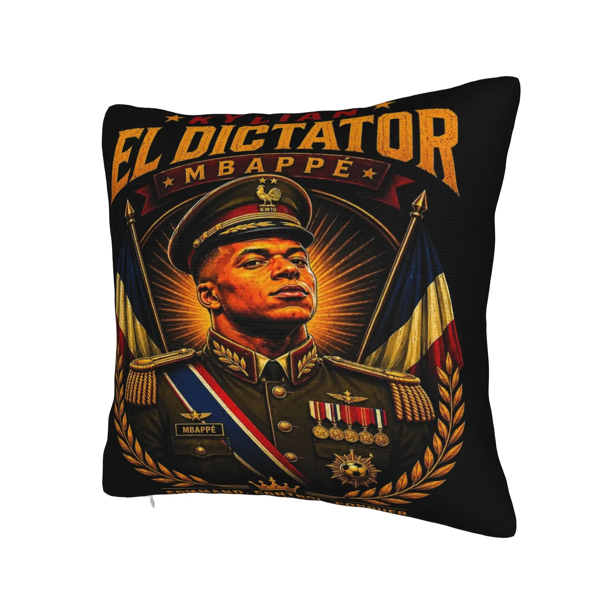 Decorative Pillow Cover KM Mbappes Dictador Meme Merchandise Bedroom  Throw Pillow Case Cover Zippered Multi Size