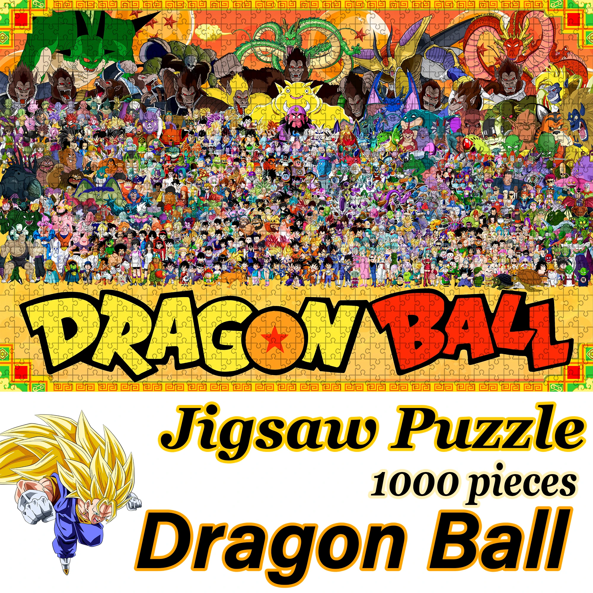

Dragon Ball Goku Super Saiyan Jigsaw Puzzle 1000 Pieces Wooden Puzzle High Quality Gift Fun Party Game