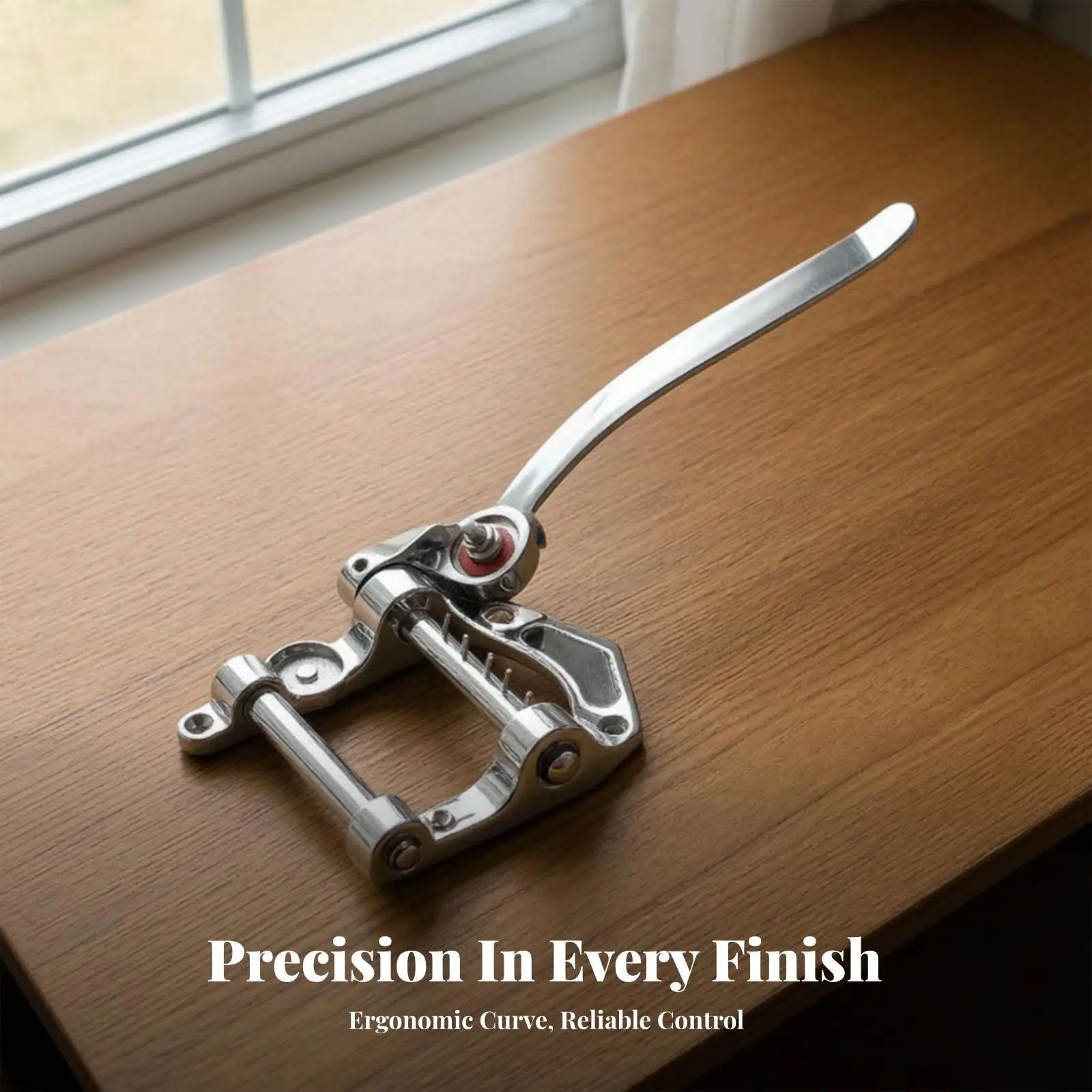 Metal Tremolo Arm with Rotating Base | Smooth Curved Lever, Guitar Tremolo Arm with Mounting Hardware, Easy to Install