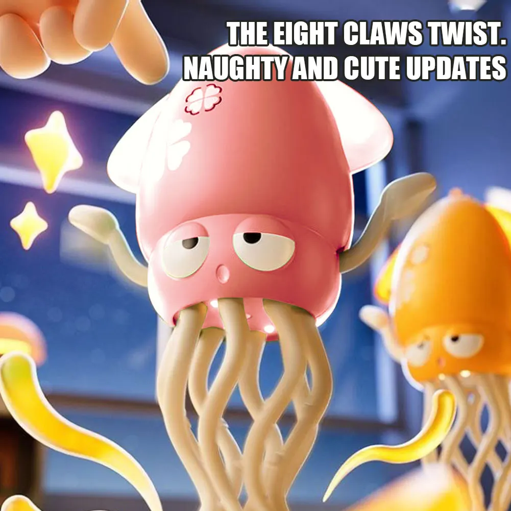 

【Брендовая патент】Электрическая танцевальная игрушка-осьминог, автоматические качели для ползания, танцы, автоматический датчик предотвращения препятствий, игрушка со светодиодной подсветкой для детей