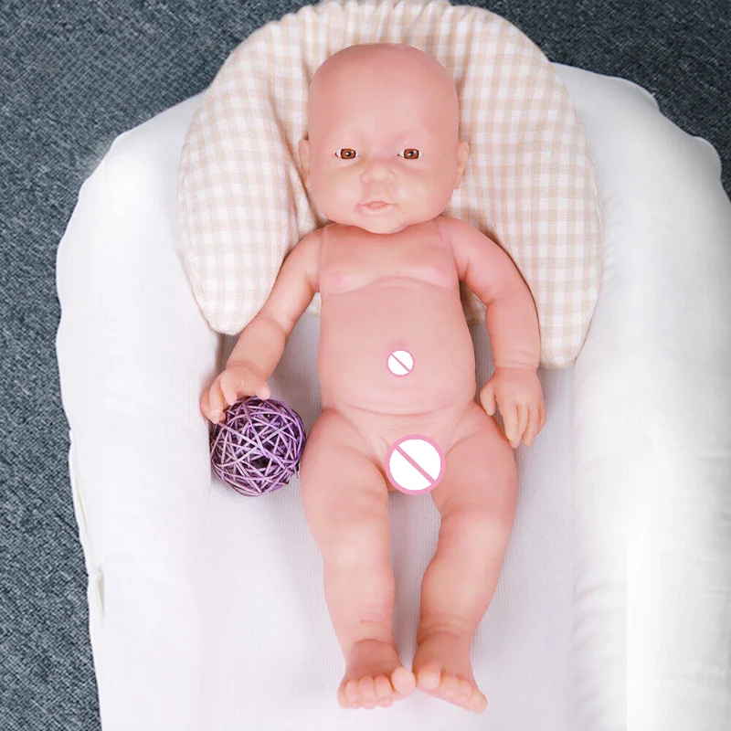 16 Inch Full Body Silicone Beautiful Boy Doll Lifelike Reborn Baby Birthday Gift for Boys and Girls