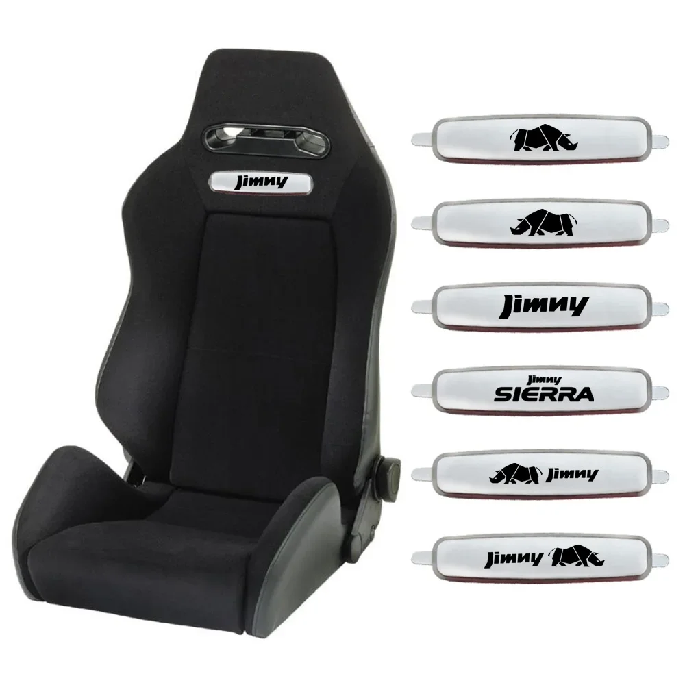 Car Styling Car Seat sticker Headrests Badge Stickers For Suzuki JIMNY Rhino JB31 JB33 JB43 JB23 JIMNY JB64 JB74 Car Accessories