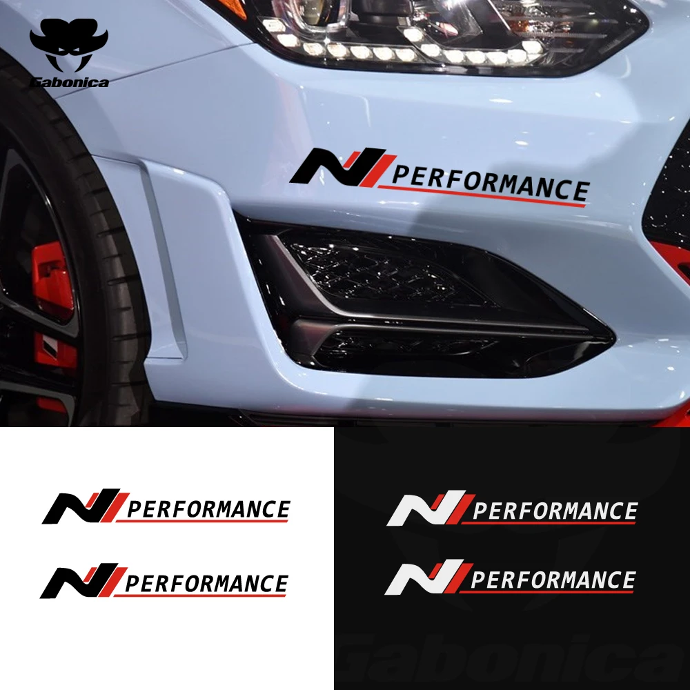 

2 шт., декоративная наклейка на кузов автомобиля, светоотражающие наклейки для Hyundai N Performance i10 i20 i30 i40 ix35 Tucson Elantra SONATA GENESIS