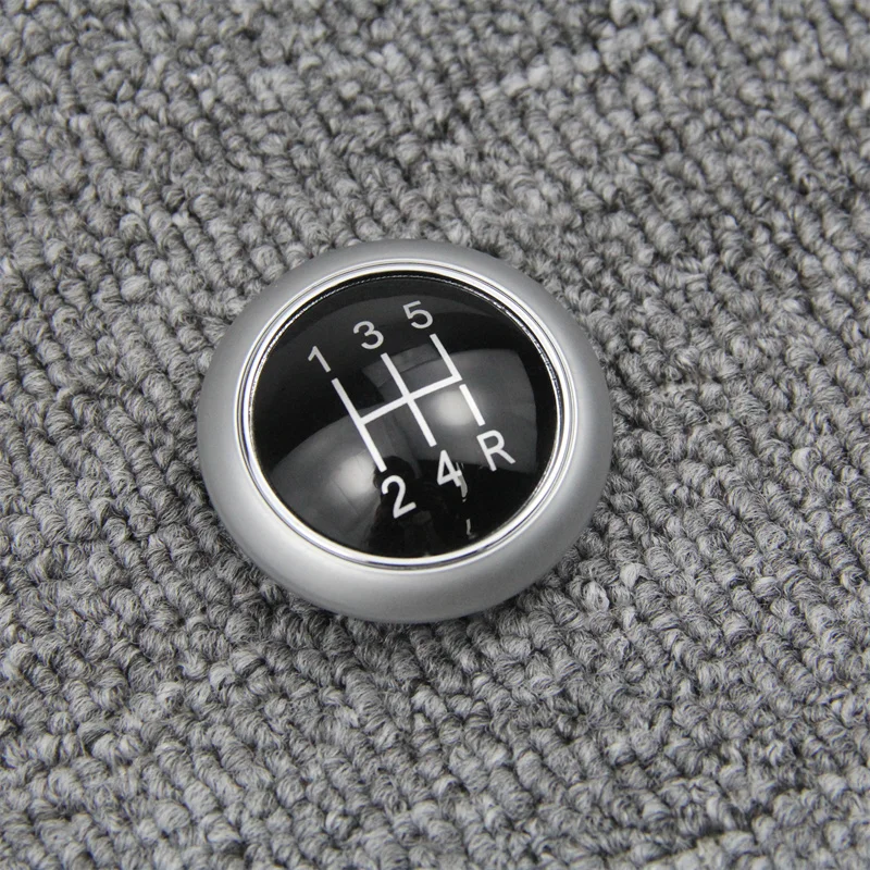5/6 Speed Gear Shift Knob Stick Cover Cap Emblem Badge For Audi A4 B6 B7 B8 A6 S4 8K A5 8T Seat Ibiza 6J Leon Passat B6 B7 Golf