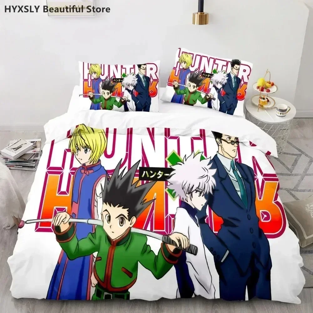 Luxury New 3D Print Hunter X Hunter  Duvet Cover Set Bedding Set Japanese Anime Twin Queen King Quilt Cover Polyester Home Decor