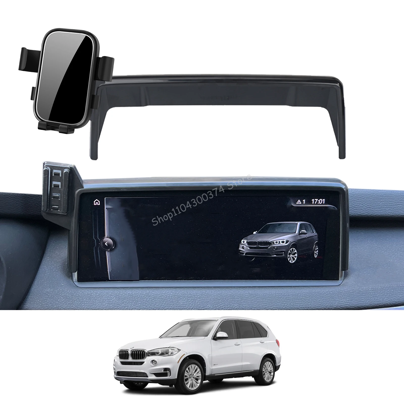 

Car Mobile Phone Holder for BMW X5 2014~2018 F15 (10.3in) GPS Bracket Navigation Stand Auto Accessories