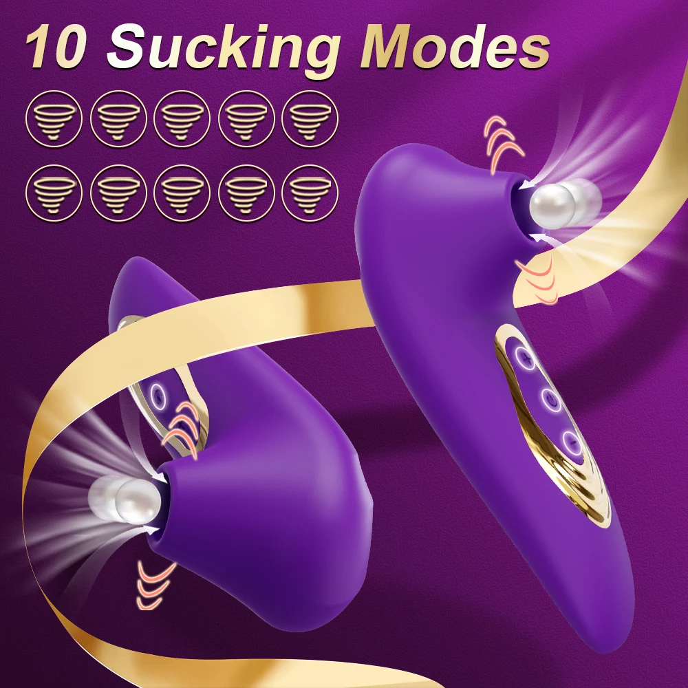 Powerful Clit Sucker Vagina Sucking Vibrator Female Clit Nipple Oral Vacuum Stimulator Massager Sex Toys Adults Goods for Women