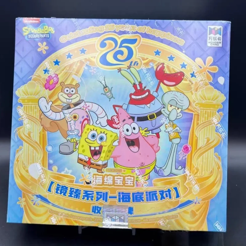 

Губка Боб Квадратные Штаны Карты Новые 25-летия Аниме Персонажи Периферийные карты Ограниченная серия Дорогоценная коллекция Карты Игрушки