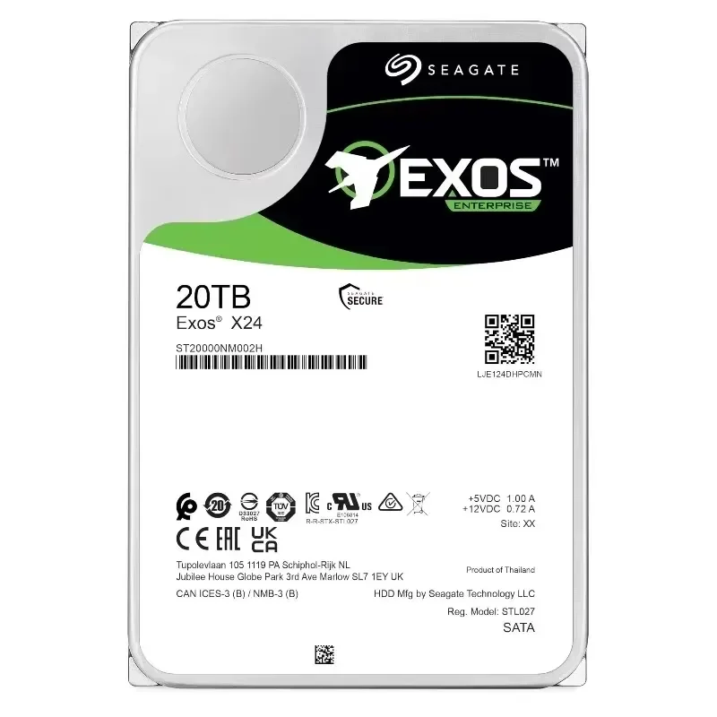 New Exos X20 20TB 3.5