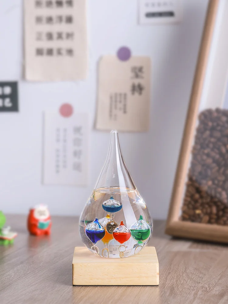 

Decor Home Accessories Desk Modern Home Decoration Miniature Items Galileo Colored Ball Thermometer Creative Gift Nice-looking