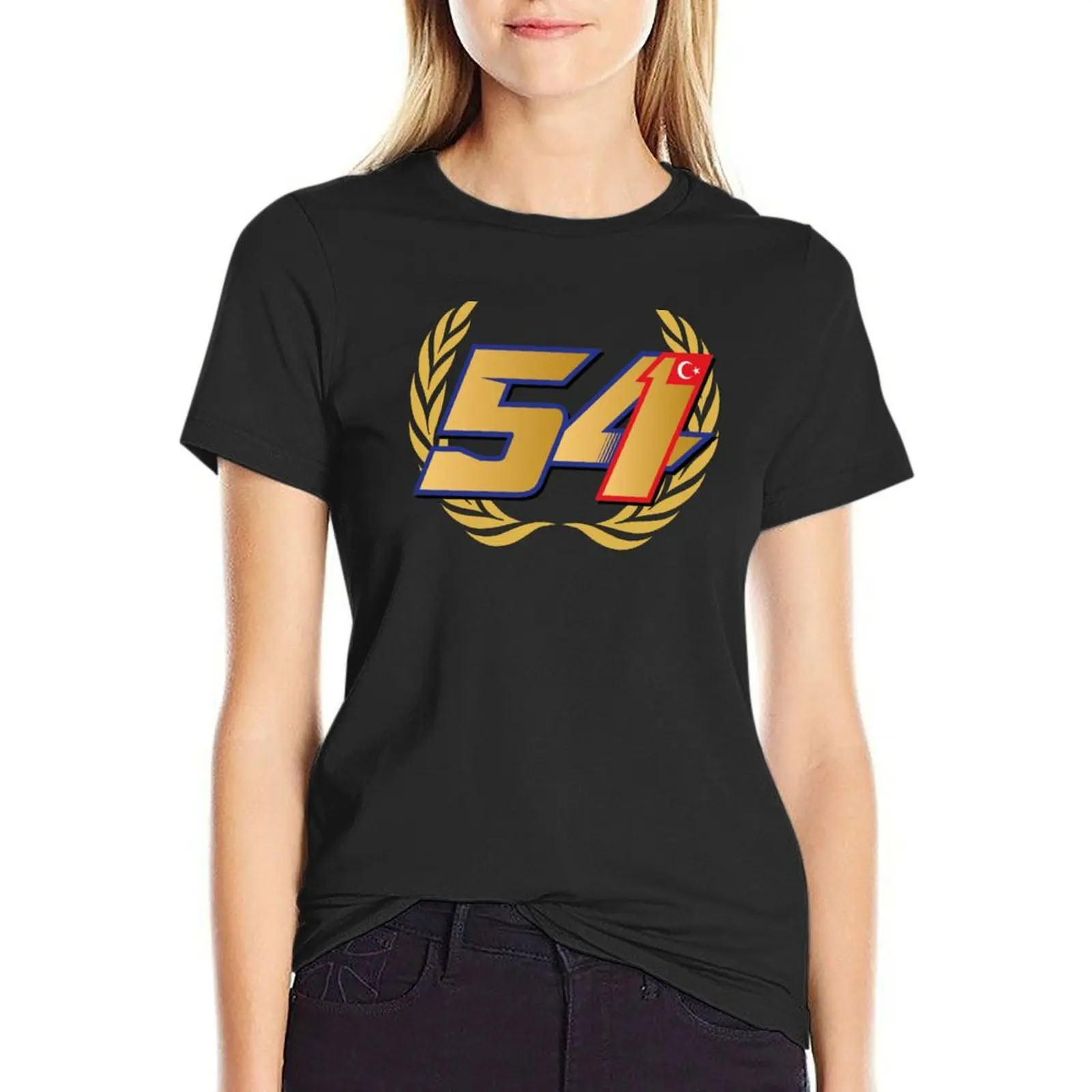 

Toprak Razgatlioglu Number 54 WSBK Champion T-shirt cute tops shirts graphic tees Woman fashion