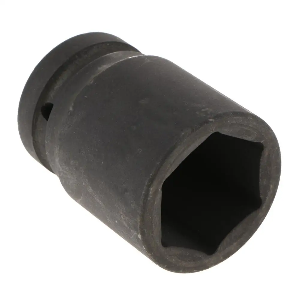 Deep Impact Socket Hand Ratchet Durable Alloy Sleeve 6 Point Hex Metric Drive Socket for 1 Inch Wrench Use