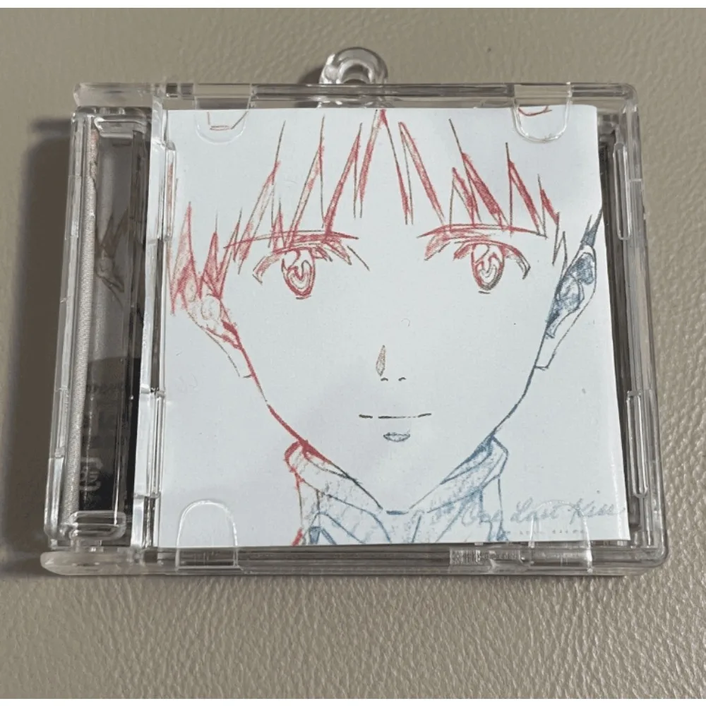 

Mini CD, Hikaru Utada and other album keychains with NFC function,custom acrylic accessories for pop music,stylish and exquisite