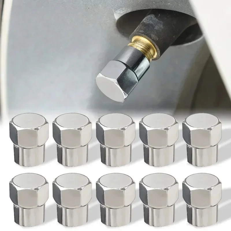 

40 Pcs Tire Valve Cap with O Rubber Ring Plastic Chrome Dust Proof Covers Universal Cars Bicycle Trucks Motorcycles Accessories