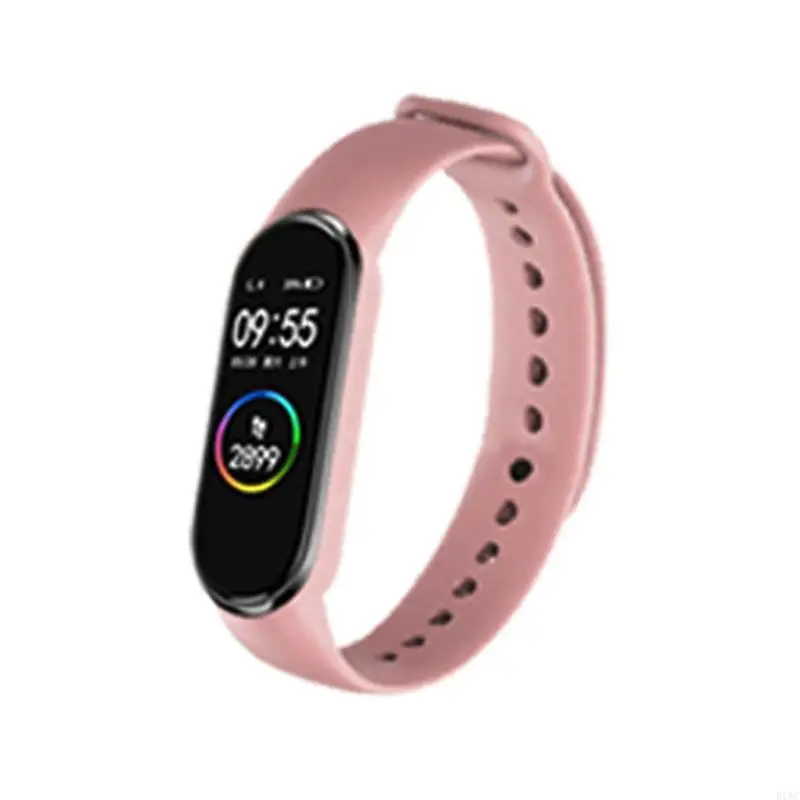 

R1WC Silicone Straps for Mi Band 6 5 Sports Watch Wrist Strap Loop Replace Bracelet
