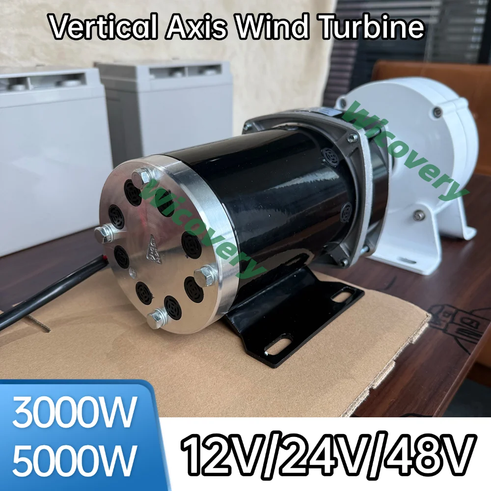 2KW 3KW 5KW 7KW Permanent Magnet Generator 12V 24V 48V Free Energy Generator Set With DC Motor Maglev DIY Wind Turbine 5000W