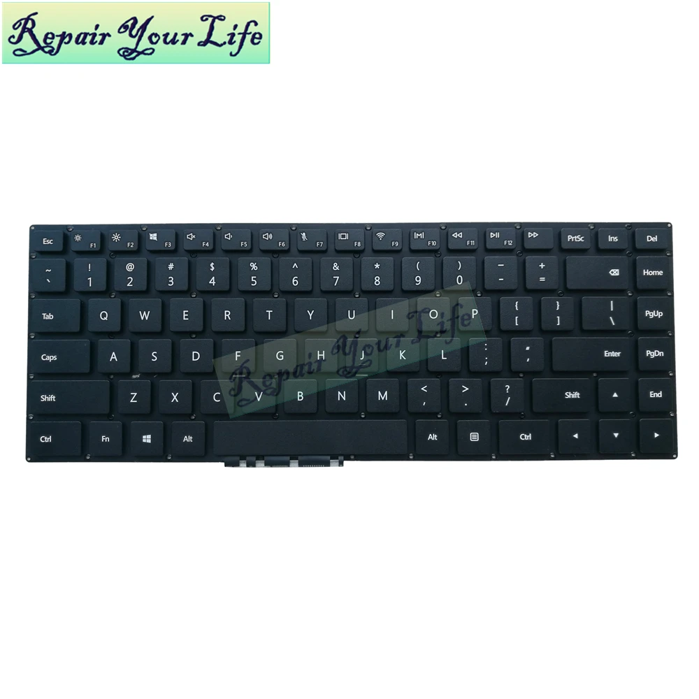 Germany Italian Spanish US English Laptop Keyboard for Huawei MateBook D MRC-W50R MRC-W60 PL-W29 NSK-330SQ 9Z.NE7SQ.001 Original