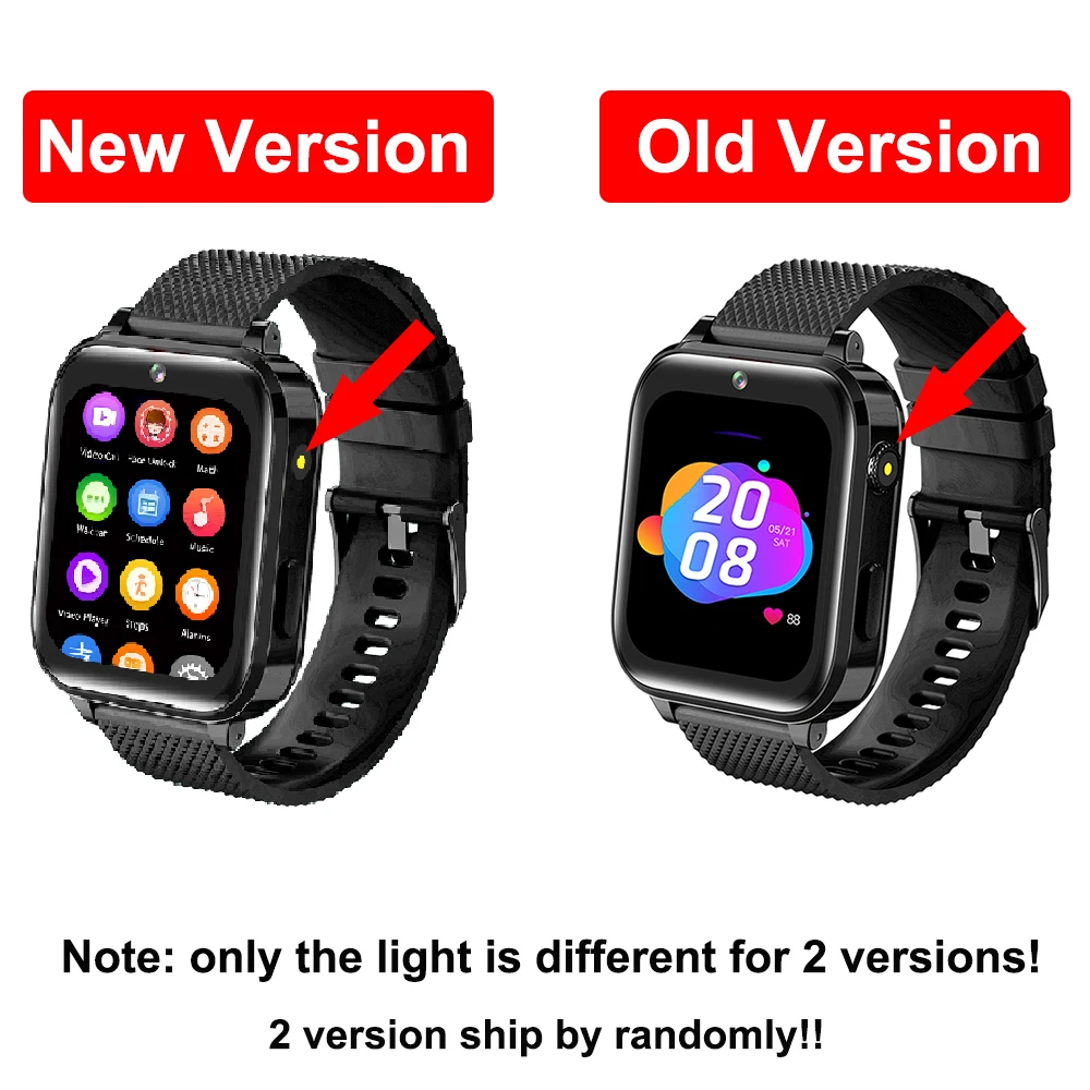 New 4G Kids Smart Watch GPS Wifi ROM 8G SOS Tracker Location Video Call Students Phone Watch Children Smartwatch Girls Boys