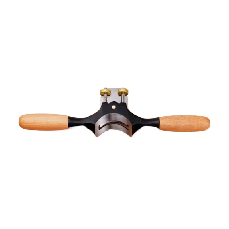 For Cast Iron Planer Round Bird Planer, Concave Bottom Cast Iron Outer Round Planer, Beech Handle Brass Nut