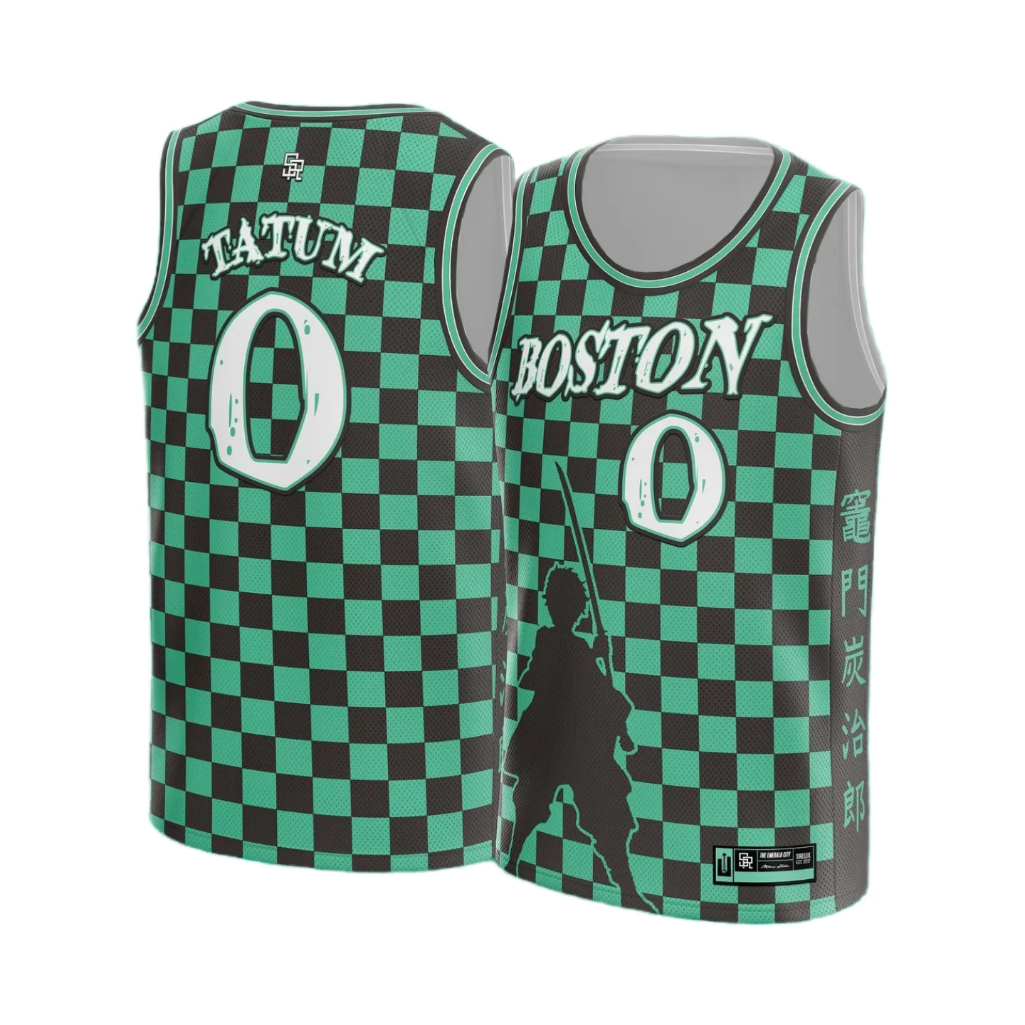 Bandai Tanjiro Zenitsu Tatum Conley Kimetsu No Yaiba Anime Print Basketball Jersey Casual Sports Vest Summer Sleeveless Shirt