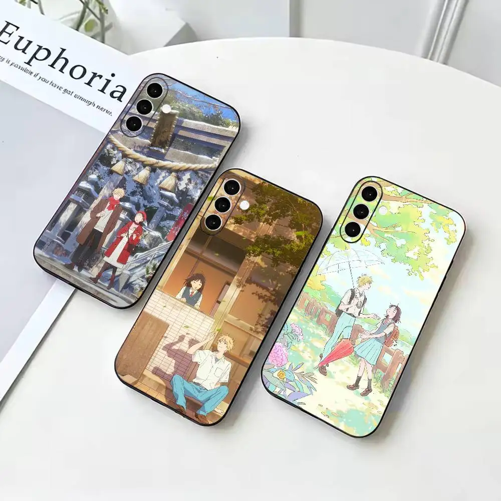 Anime S-Skip and Loafer  Black Soft Silicone Phone Case For Samsung Galaxy A73 72 71 70 53 52 51