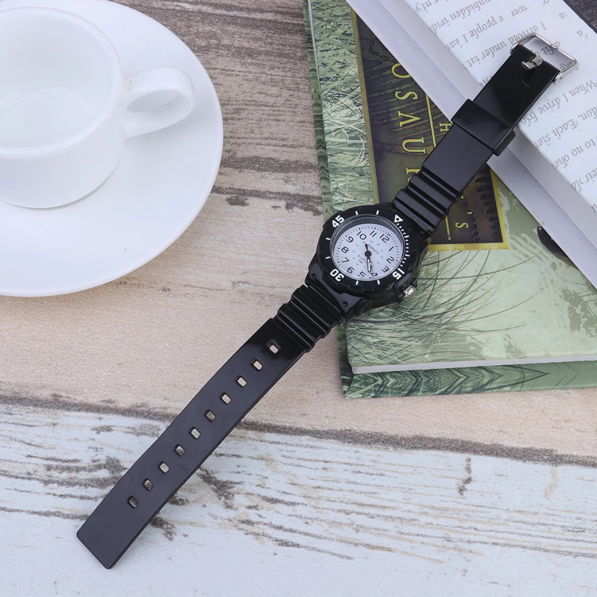 

Children Quartz Watch Comfortable Silicone Band Kid Clock Arabic Numbers Display Accurate Quartz Movement Trendy Style for Boys