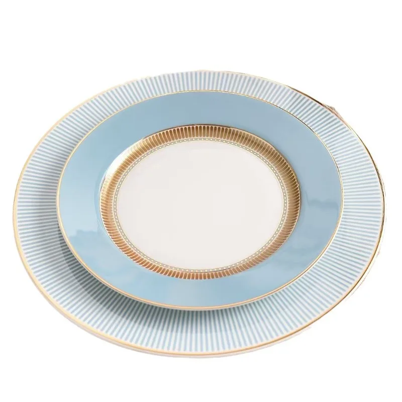

Western food plate, ceramic cup afternoon teacup tray set