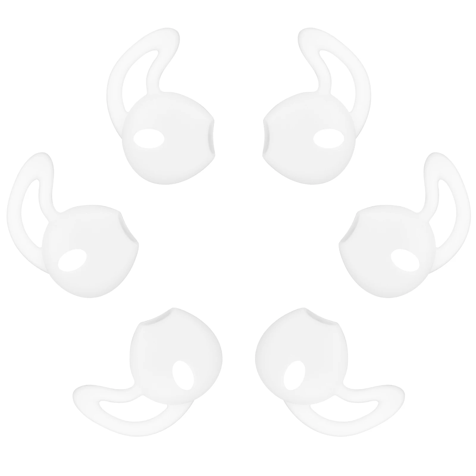 

6Pcs Silica Gel Ear Hooks Wireless Headset Covers Anti Slip Earphone Protector for Running Music Call Gift