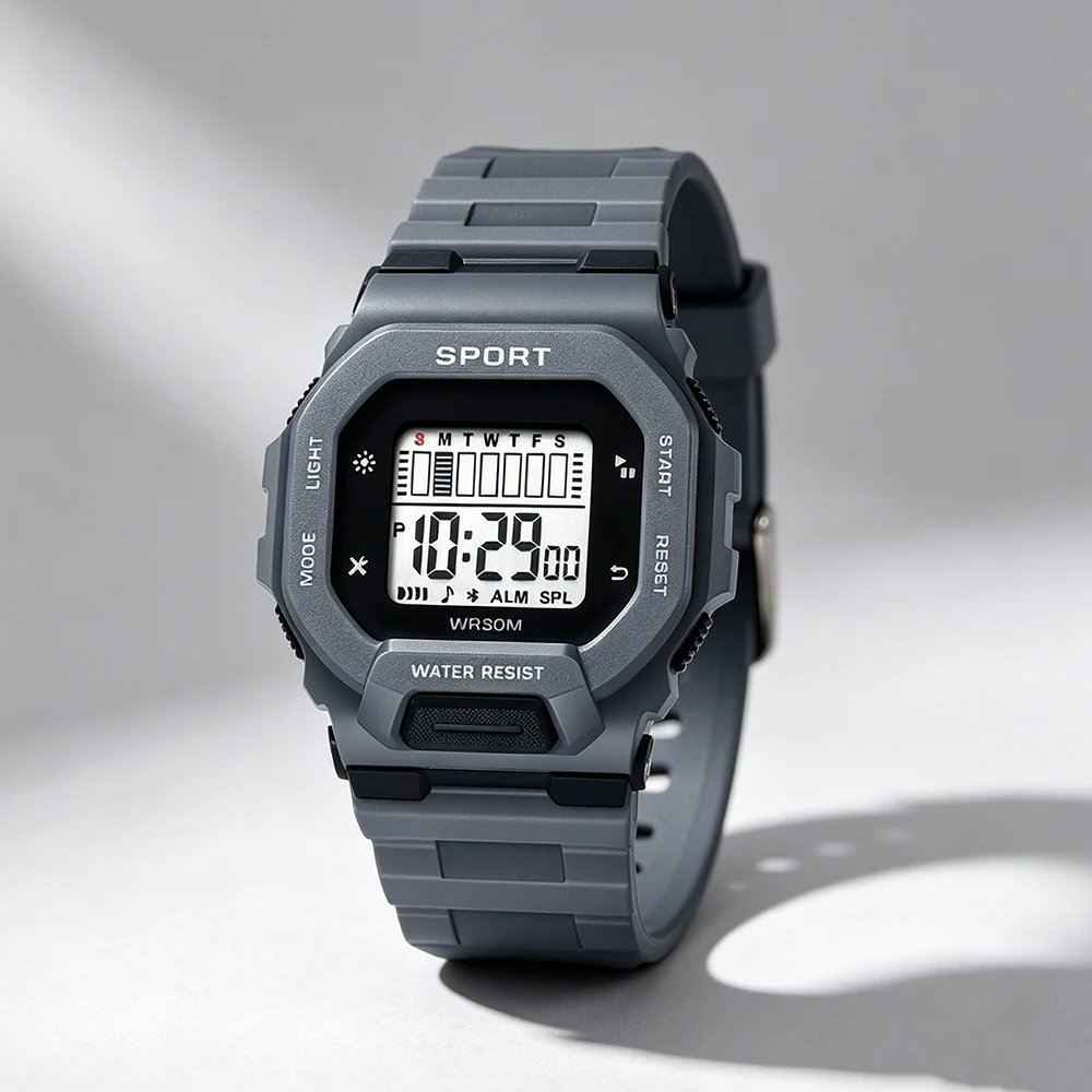 Sports Children Watches for Student Electronic LED Women Men Watch Kids Gift Multi-functional Week Display Digital Clock image 4