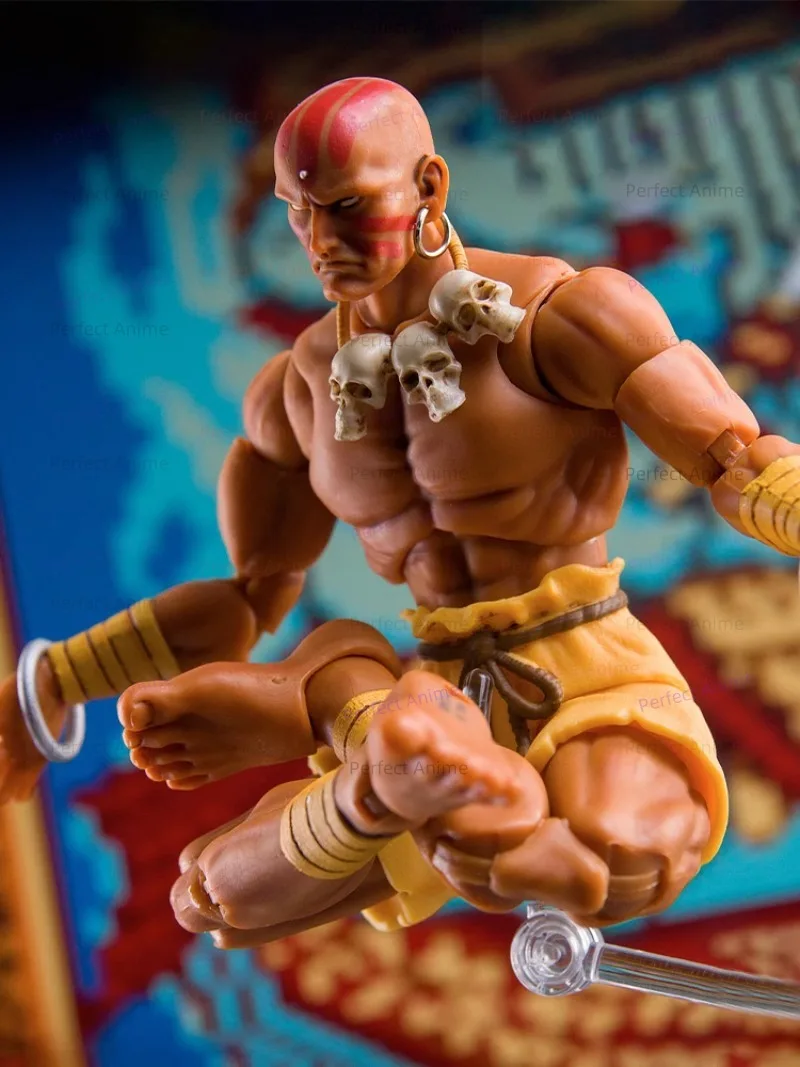 

"JADA Street Fighter II Dhalsim Long-armed Game Peripheral Genuine 6-inch Action Figure with Movable Joints Gift."