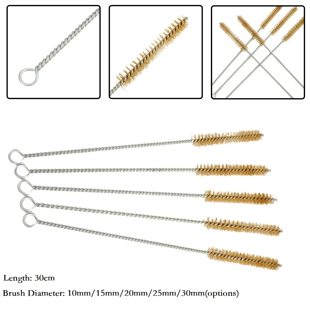 New Practical Quality 5pcs Pipe Brushes Wire Wire Rust Removal Deburring Rust Dust Removal Set Stainless Steel Supplies