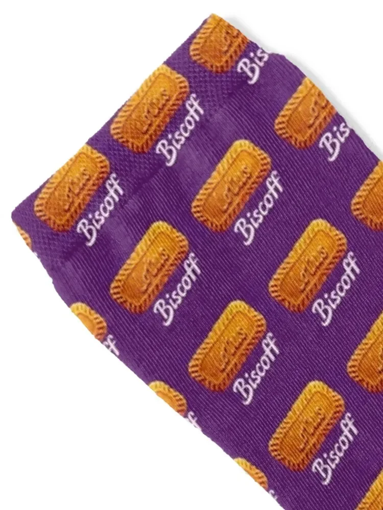 Delicia Biscuits Greatest Lotus in The Biscoff-Tasty Socks sheer luxury colored Man Socks Women's