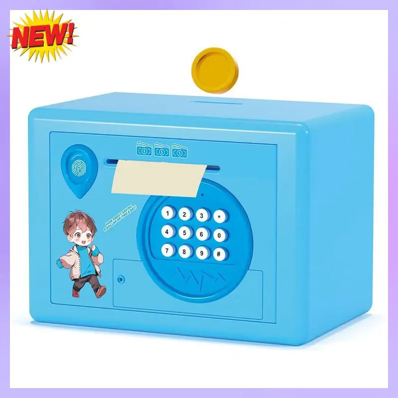 

T24C копилка для детей, копилка с паролем и отпечатком пальца, копилка для монет, сейф для денег, банкомат, подарок на день рождения