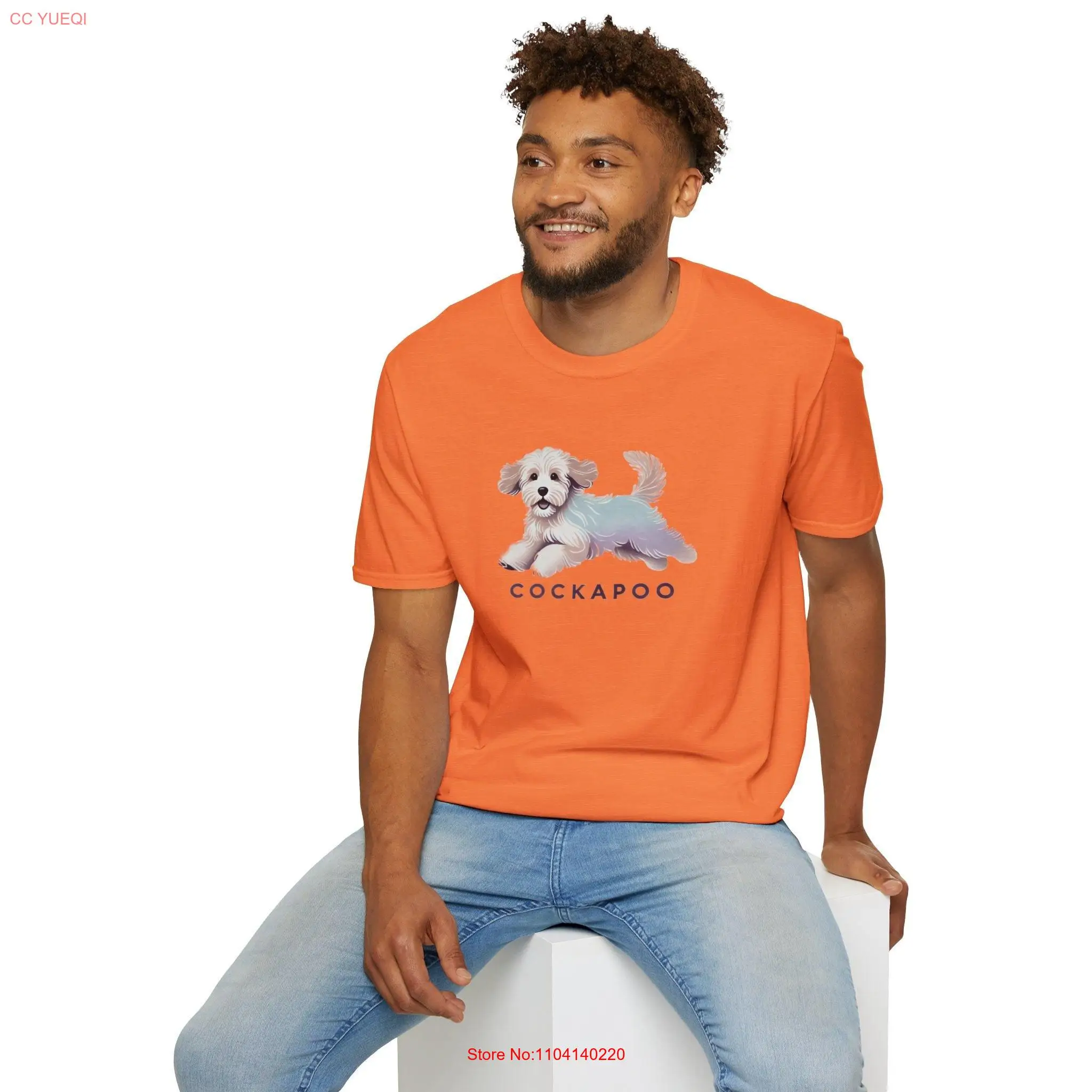 

Cockapoo Jumping Joy T Shirt Perfect for Dog Lovers and Parents long or short sleeves