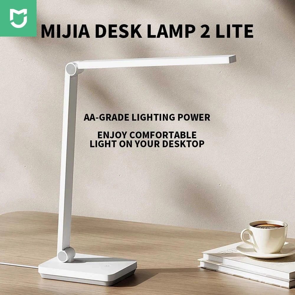 

Настольная лампа MIJIA Desk Table Lamp 2 Lite - Ra90, складная, с защитой для глаз, 3-ступенчатая регулировка яркости, высокая цветопередача, прикроватная ночная лампа, НОВИНКА
