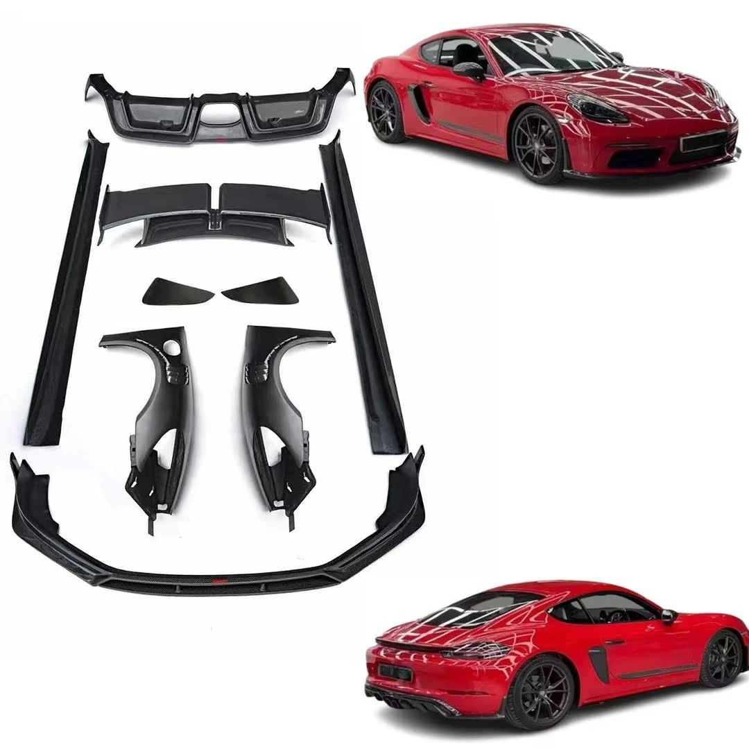 Runde Manufacturer Direct Sales forPorsche 718 Upgraded and Modified CMST Style Carbon Fiber Body Kit Perfectly Adapted