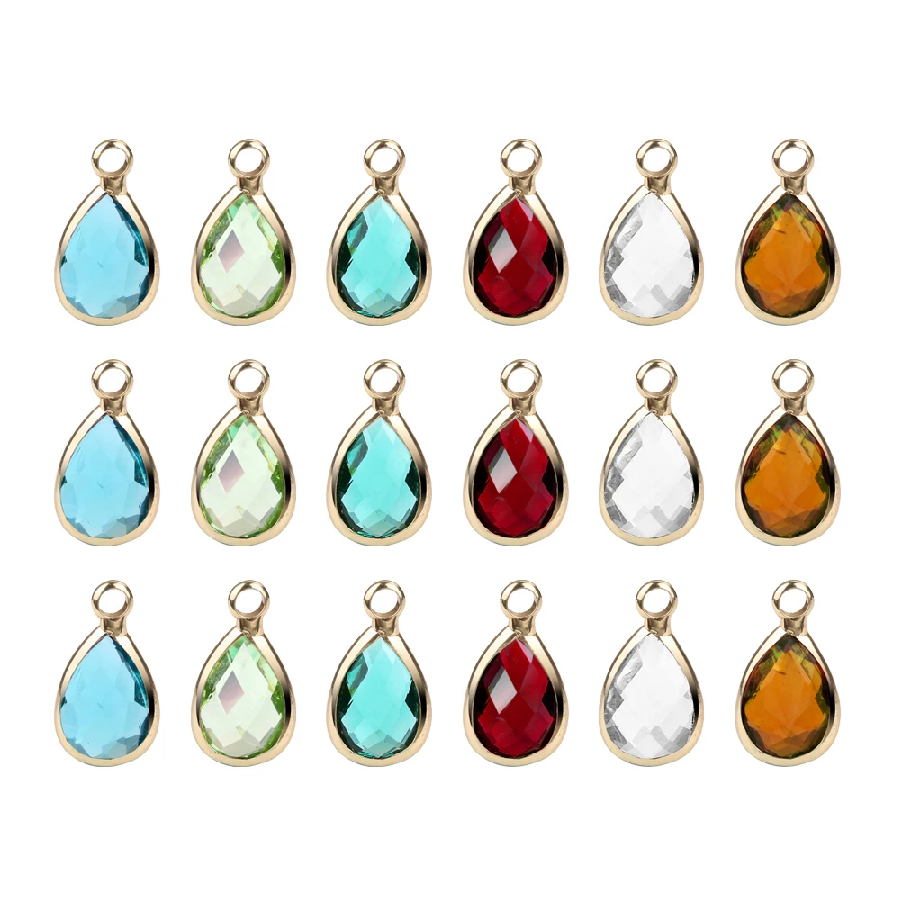 

30pcs Water Shaped Alloy Pendant DIY Jewelry Making Necklace Earring Water Drops Shaped Pendant Bracelet Accessories
