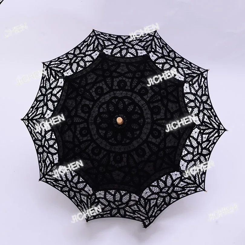 

HSE вышитый кружевной зонт, декоративный зонт из хлопчатобумажной ткани для танцевальной фотографии, свадебный европейский и американский трасс
