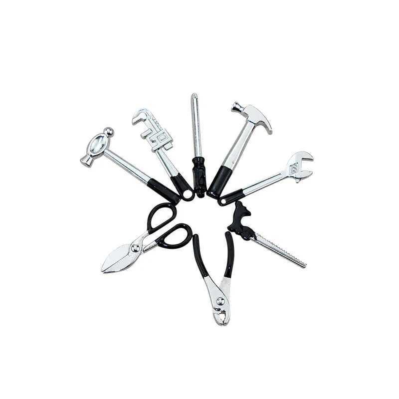 Outils miniatures en alliage 1:12, accessoires pour maison de poupée, Mini jouets, scènes de modèles, outils de Simulation, décoration créative de Micro-scène