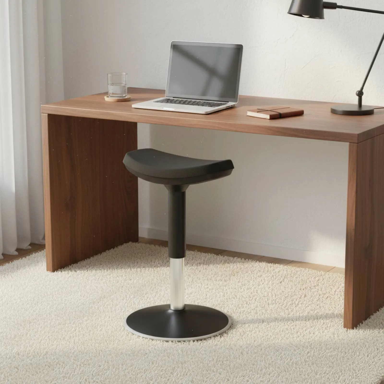 Picture 6: Saddle Stool Comfortable Long Sitting Saddle Seat Stool for Office, Home
