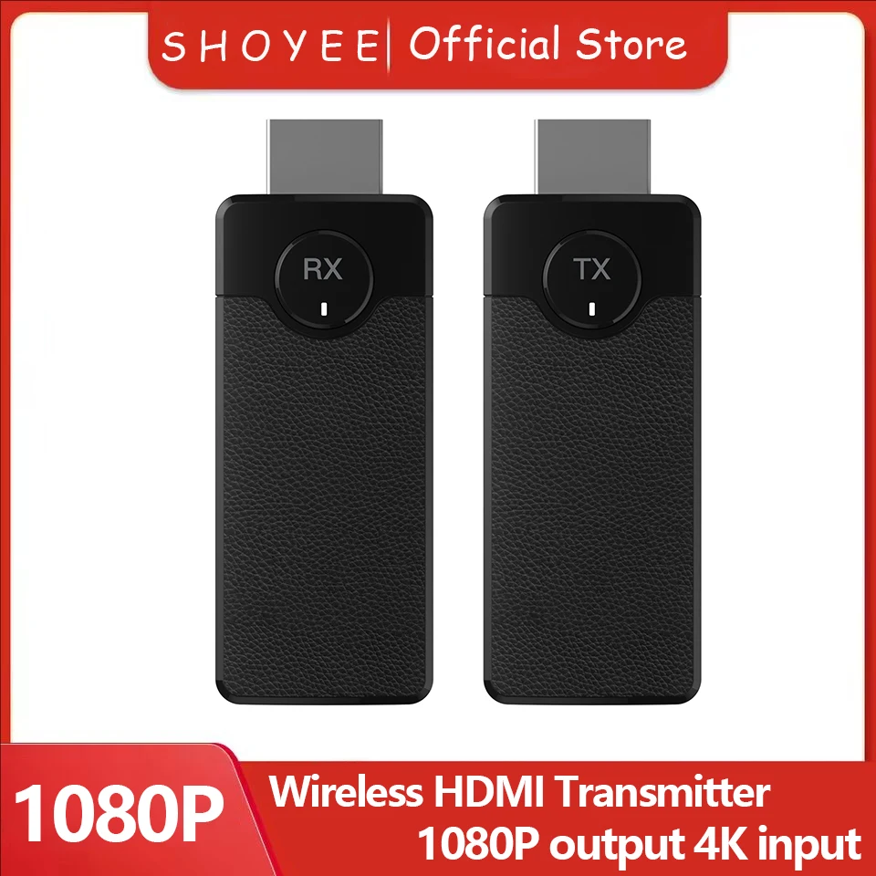 

1080P 50M Wireless HDMI Video Audio Transmitter Receiver Extender Display Adapter Dongle For TV Box Monitor Projector PC