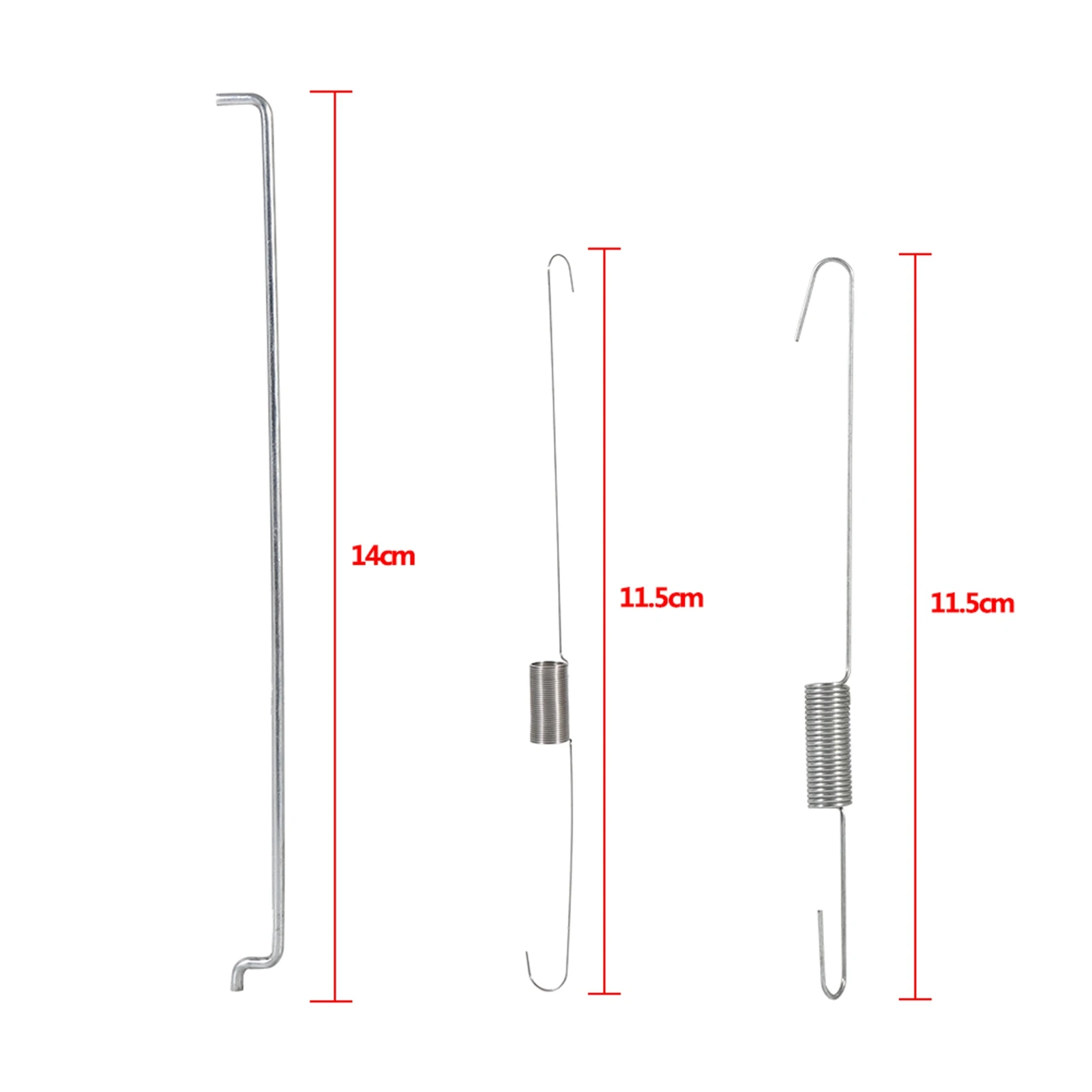 6PCS Throttle Spring Throttle Return Spring Speed Control Governor Link Rod for GX140 GX160 GX200 Throttle Spring for GX140