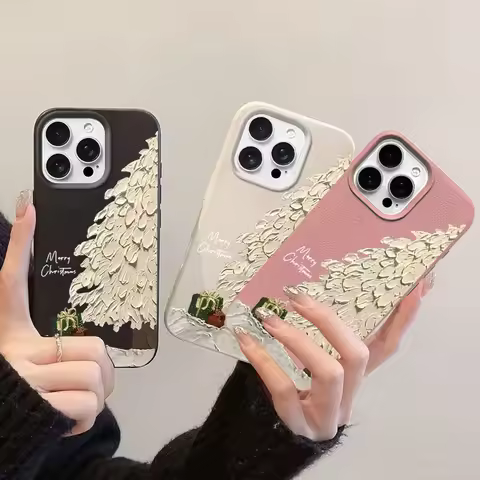 Snow Christmas Tree Case For Infinix Note 50 Plus 50S 30 40 Pro Hot 30 40 50 Pro Plus Play Tecno Camon 40 Pro Smart 9 10 Cover