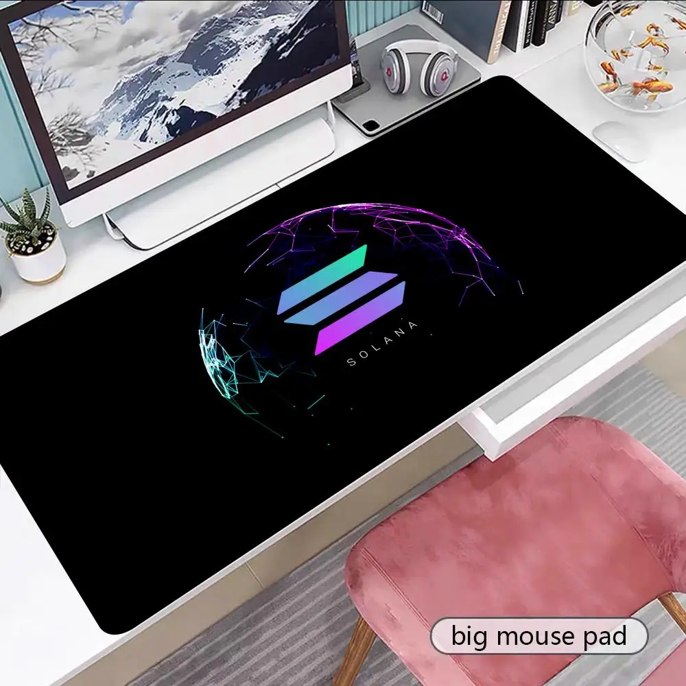 

S-Solana Mouse Pad Gamer Keyboard Mouse Mat Rubber Cartoon Big Motbook Computer PC Mousepad